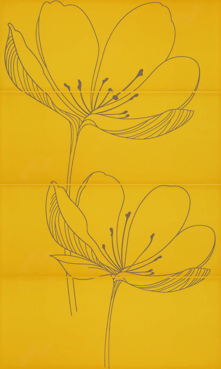 255D3RE DREAM B YELLOW, композиция (4 шт.) ARTCERAMICA - АРТКЕРАМИКА