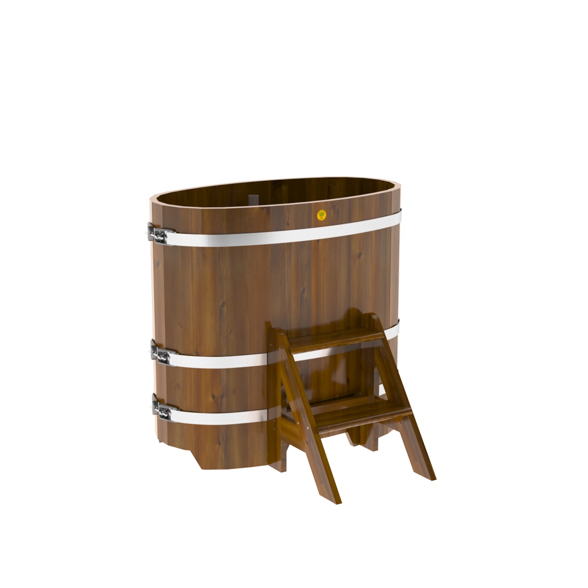 Купель BENTWOOD Лиственница Морёная Рустик (0,59*1,06*1,0 м.) ПАР МАСТЕР
