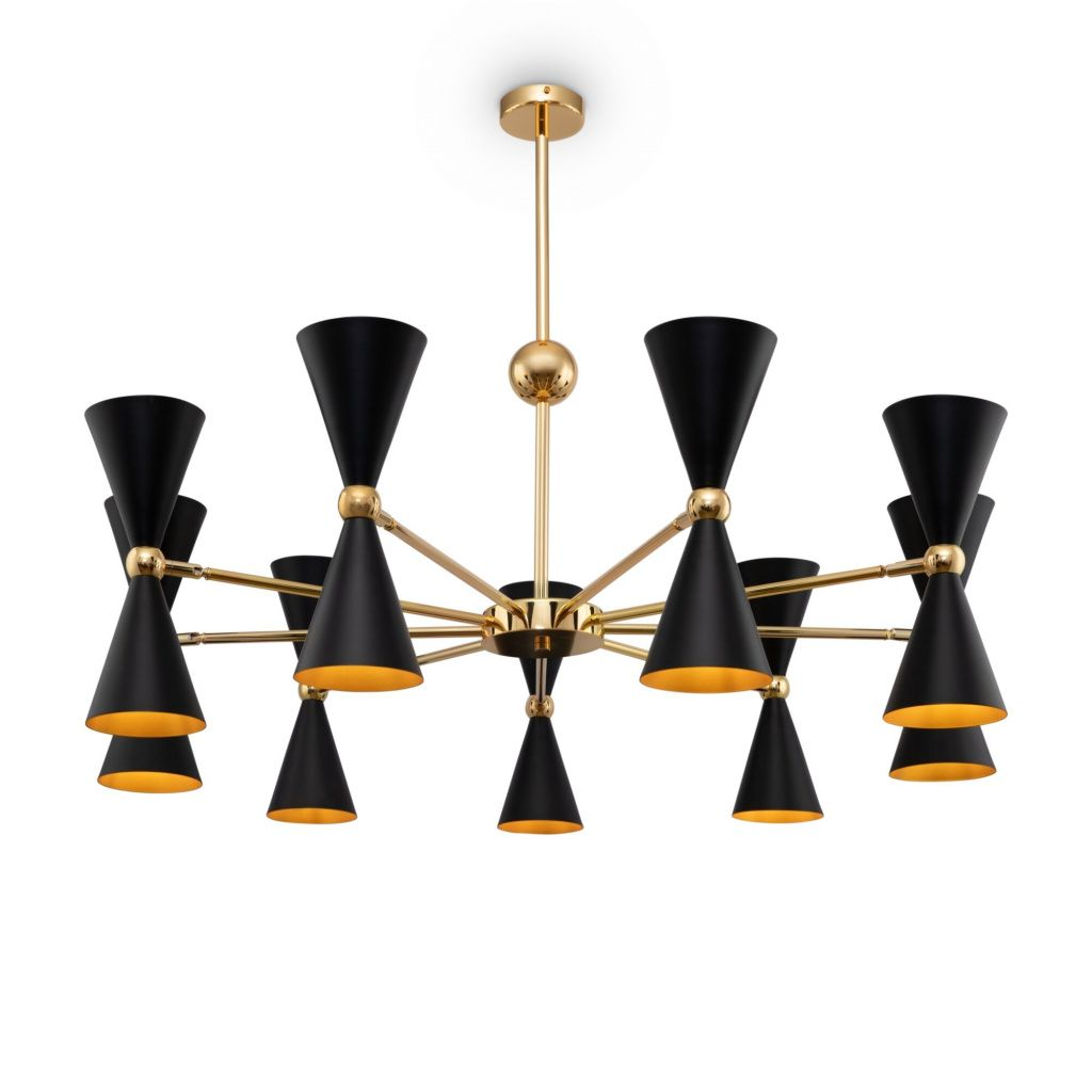 Люстра на штанге Maytoni Vesper MOD108PL-18GB MAYTONI