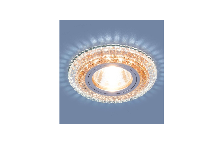 ВСТРАИВАЕМЫЙ СВЕТИЛЬНИК ELEKTROSTANDARD 2193 MR16 CL/OR ПРОЗРАЧНЫЙ/ОРАНЖЕВЫЙ 4690389098871 MNOGOROZETOK - МНОГОРОЗЕТОК
