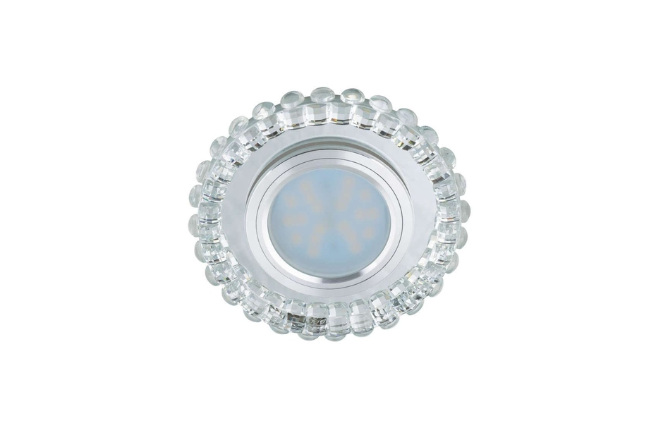 ВСТРАИВАЕМЫЙ СВЕТИЛЬНИК FAMETTO LUCIOLE DLS-L133 GU5.3 CHROME/CLEAR MNOGOROZETOK - МНОГОРОЗЕТОК