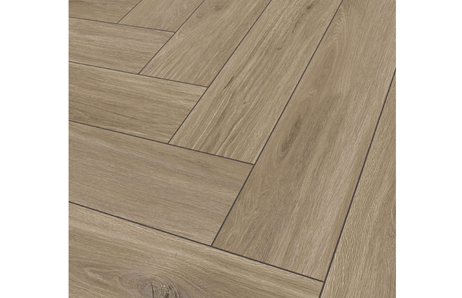 Кварц виниловый ламинат The Floor HERRINGBONE 4V P6002 York Oak HB ПОЛ СТРАНЫ