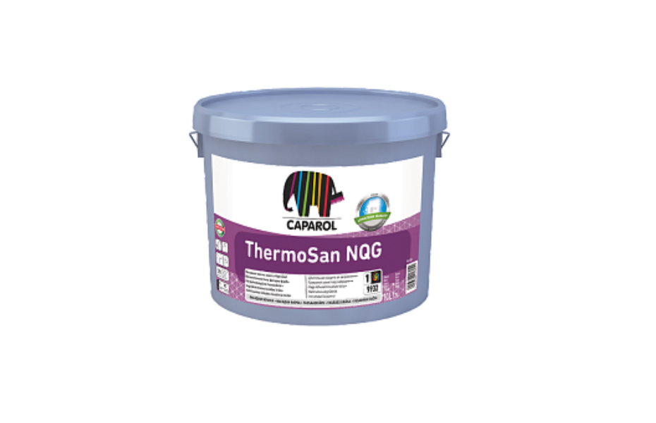 Краска водно-дисперсионная Caparol ThermoSan NQG (база 3, 9,4 л.) КАПАРОЛ ЦЕНТР САМАРА