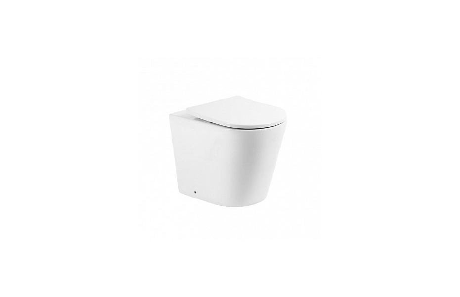 Унитаз приставной BelBagno Flay-R BB1003CBR безободковый, P-trap МОСПЛИТКА