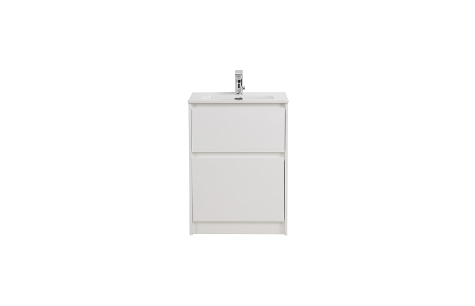 Тумба с раковиной BelBagno Kraft 39 70 см KRAFT39-700/390-2C-PIA-BO bianco opaco МОСПЛИТКА