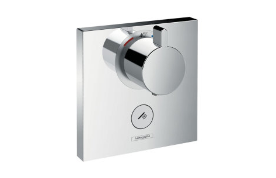 Термостат с запорным клапаном Hansgrohe ShowerSelect Highflow 15761000 АКВАМЕТРИЯ