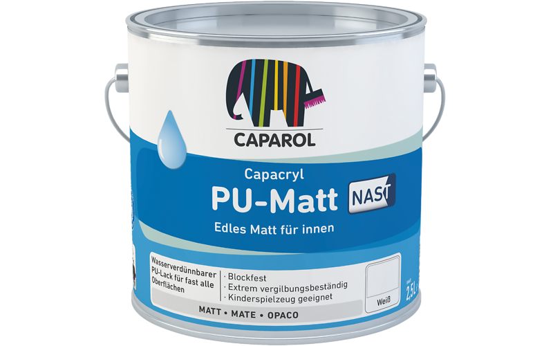 Эмаль полиуретановая Caparol Capacryl PU-Matt 2,4л КАПАРОЛ ЦЕНТР САМАРА