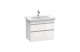 Тумба с раковиной Duravit DuraStyle 80 см DS648102222 белый глянцевый МОСПЛИТКА
