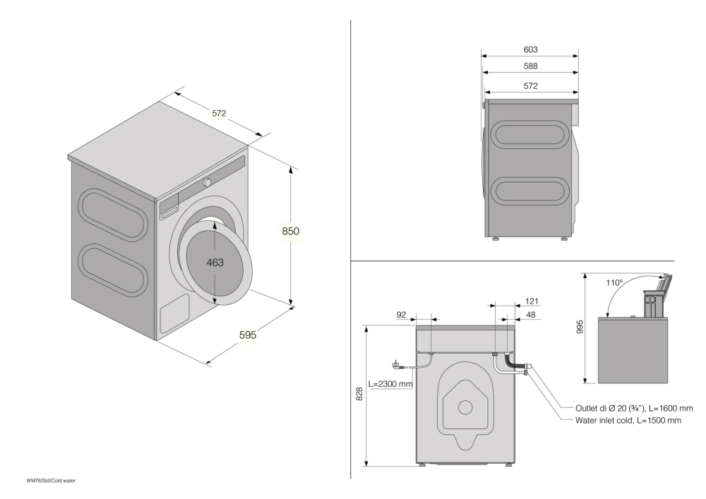 Стиральная машина ASKO W3096CW СТУДИЯ БЫТОВОЙ ТЕХНИКИ HAUSTEK