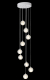 Люстра Crystal Lux GASPAR SP9 D300 WHITE ЭСТЕТИКА СВЕТА