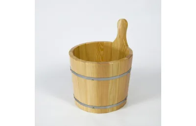 Ушат BENTWOOD Лиственница Натуральная 5 л. ПАР МАСТЕР