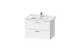 Тумба с раковиной Duravit Xbase 80 см XB618601818 белая матовая МОСПЛИТКА