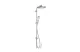 Душевая система Hansgrohe Crometta S 240 1jet Showerpipe Reno 27270000 АКВАМЕТРИЯ