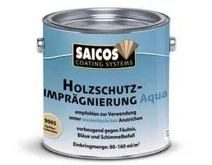 Защитная пропитка на водной основе Holzschutz-Impragnierung Aqua SAICOS. МАСЛА, КРАСКИ, КЛЕЙ