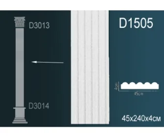 Пилястра D1505 ПРАЙМ ДЕКОР