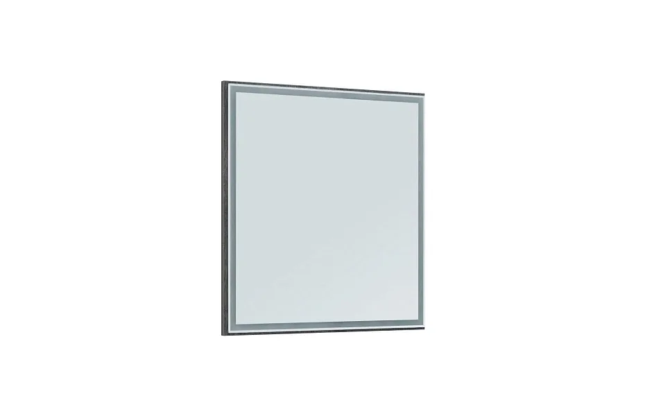 Зеркало Aquanet Сидней 75 242258, с LED-подсветкой, цвет - дуб рошелье МОСПЛИТКА