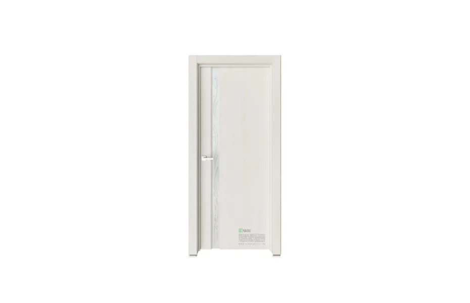 Межкомнатная дверь Elegance E1S Ясень жемчуг стекло 7 ДВЕРЕЙ