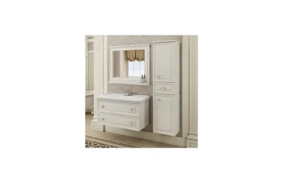 Тумба с раковиной Comforty Феррара-100 белая 00004148009 МОСПЛИТКА