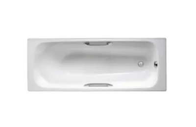 Чугунная ванна Jacob Delafon Catherine 170x75 E2953-F-00 с отверстиями под ручки + Antislip АКВАМЕТРИЯ