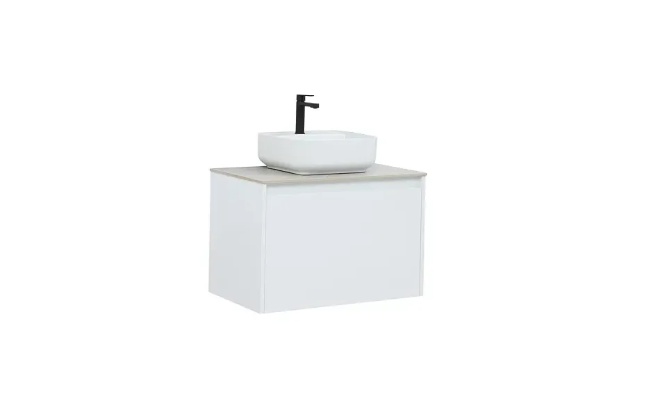 Комплект мебели для ванной Aquanet Nova Lite 75 см 242275, 1 ящик, белый МОСПЛИТКА