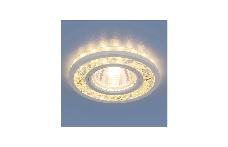 ВСТРАИВАЕМЫЙ СВЕТИЛЬНИК ELEKTROSTANDARD 8355 MR16 CL/WH ПРОЗРАЧНЫЙ/БЕЛЫЙ 4690389102851 MNOGOROZETOK - МНОГОРОЗЕТОК
