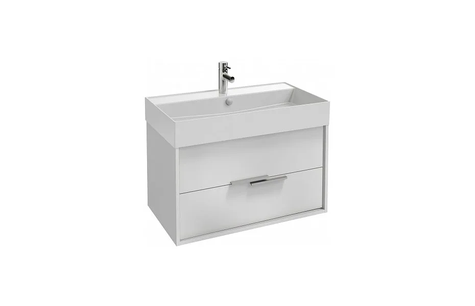 Тумба с раковиной Jacob Delafon Vivienne 80 см EB1507-N18-N18 белый МОСПЛИТКА