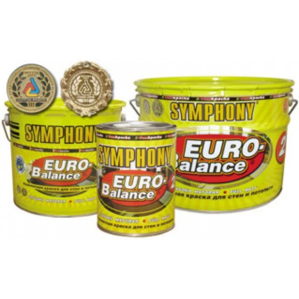 SYMPHONY EURO BALANCE 2 – АКРИЛАТНАЯ ГЛУБОКО МАТОВАЯ КРАСКА СУПЕР-БЕЛАЯ ФИНКРАСКИ – САМАРА