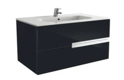 Тумба под раковину Roca Victoria Nord Black Edition 78x55 ZRU9000097 АКВАМЕТРИЯ
