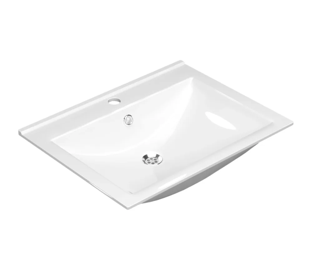Раковина встраиваемая керам. LAPARET Sinergia 60см белый с1 16,50x61,80 LAPARET