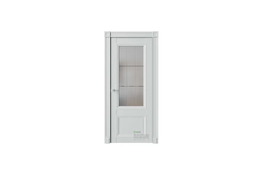 Межкомнатная дверь Multistage MS R4 Ясень грау стекло 3 7 ДВЕРЕЙ