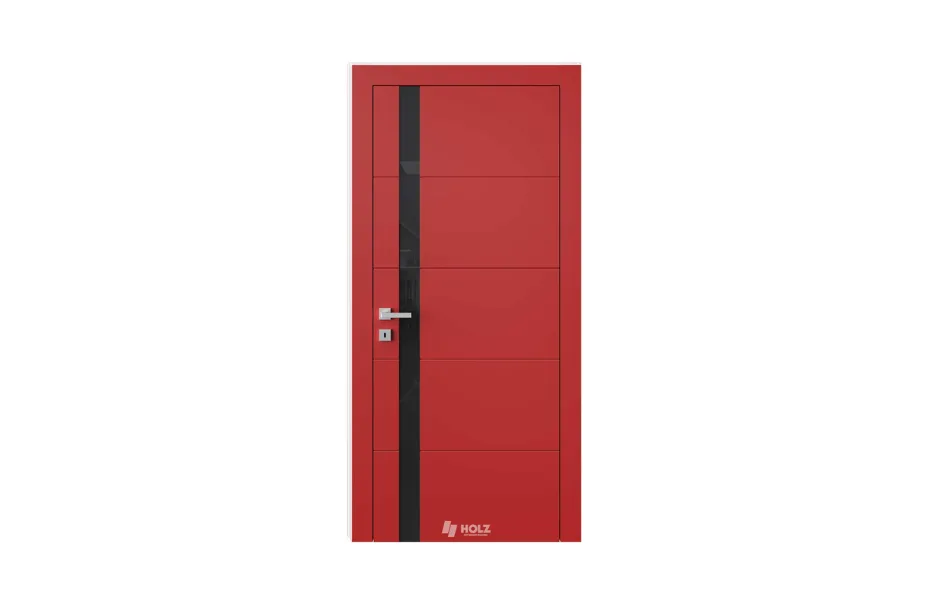 Nodo 8 RAL3002 черное стекло 7 ДВЕРЕЙ