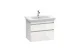 Тумба с раковиной Duravit DuraStyle 80 см DS648102222 белый глянцевый МОСПЛИТКА