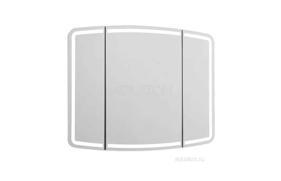 AQUATON Asters 95 Зеркало тройное с подсветкой, с поворотными створками АТЕЛЬЕ ВАННОЙ КОМНАТЫ. САМАРА