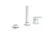 Смеситель для ванны Grohe Eurocube 19966000 АКВАМЕТРИЯ