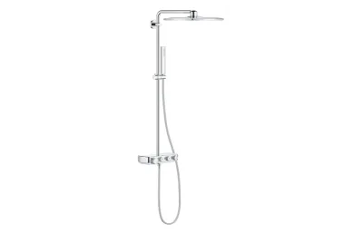 GROHE Euphoria SmartControl 310 DUO Cube Душевая система с термостатом, настенный монтаж, полочка, 3 кнопки управления, Хром АТЕЛЬЕ ВАННОЙ КОМНАТЫ. САМАРА