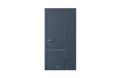 Межкомнатная дверь PV 5 RAL5008 7 ДВЕРЕЙ
