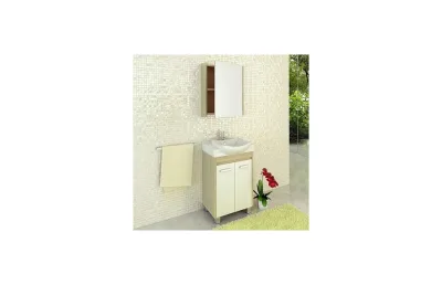 Тумба с раковиной Comforty Киото-60 сосна лоредо 00003123805 МОСПЛИТКА