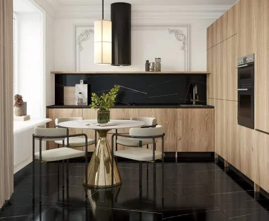 Lawa black Керамогранит черный Полированный 60x120 LAPARET