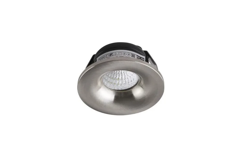 ВСТРАИВАЕМЫЙ СВЕТОДИОДНЫЙ СВЕТИЛЬНИК HOROZ BIANCA 3W 4200К МАТОВЫЙ ХРОМ 016-036-0003 MNOGOROZETOK - МНОГОРОЗЕТОК