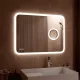 CONTINENT Зеркало "Bliss LED" c часами АТЕЛЬЕ ВАННОЙ КОМНАТЫ. САМАРА