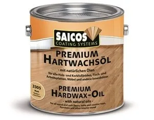 Масло с твердым воском Premium Hartwachsöl SAICOS. МАСЛА, КРАСКИ, КЛЕЙ