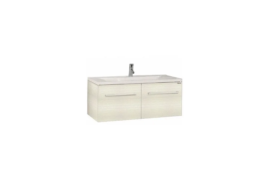 Тумба с раковиной Акватон "Мадрид М - 120" (белая,2 ящика) ООО ФИРМА САНТЕХНИКА