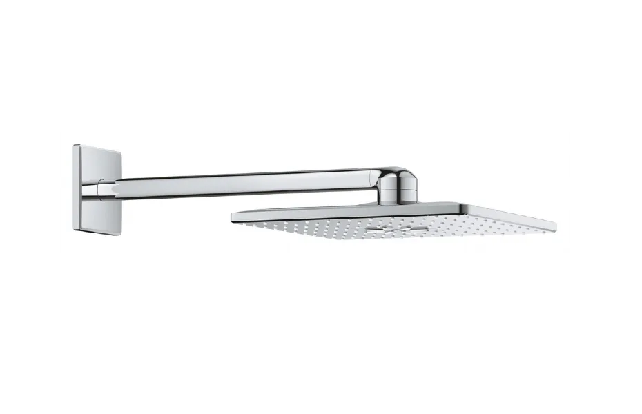 GROHE Rainshower 310 SmartActive Cube Верхний душ (квадратный, 2 режима струи) с душевым кронштейном 400 мм, хром АТЕЛЬЕ ВАННОЙ КОМНАТЫ. САМАРА
