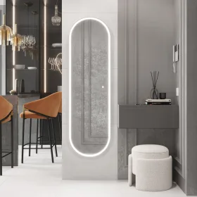 Зеркало овал LAPARET Modus 45*150 влагостойкое, подсветка, димер LAPARET