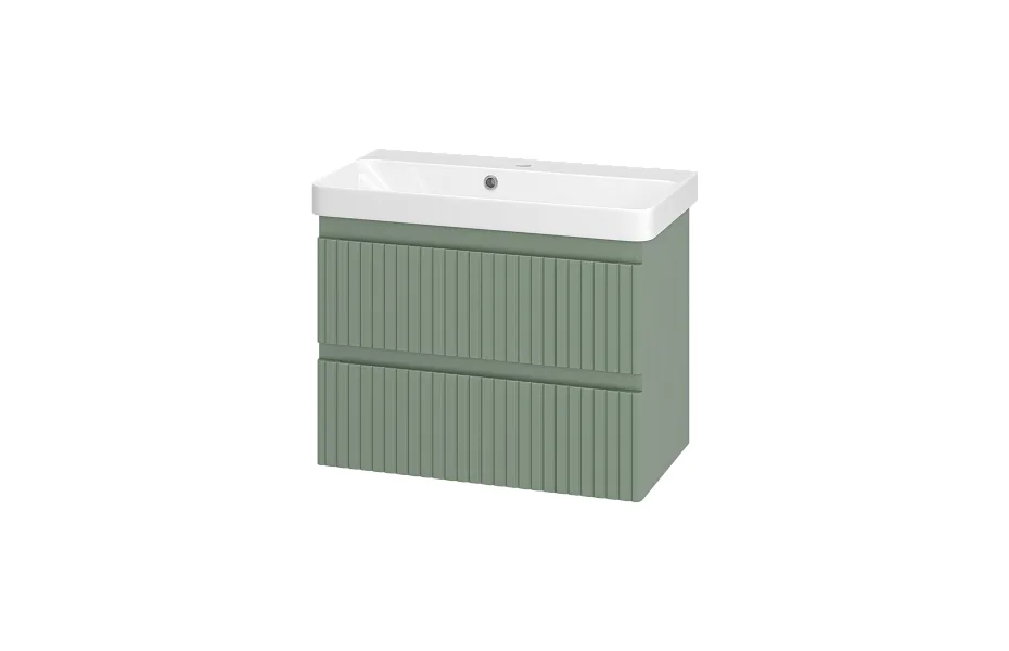 Тумба с раковиной Brevita Victory 70 см VIC-09070-0802Я зеленый МОСПЛИТКА