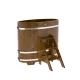 Купель BENTWOOD Лиственница Морёная Рустик (0,69*1,31*1,2 м.) ПАР МАСТЕР