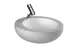 Раковина накладная Laufen Alessi IL Bagno 52x52 8.1897.1.400.104.1 АКВАМЕТРИЯ