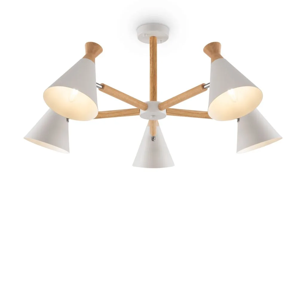 Люстра на штанге Freya Rise FR5169PL-05W MAYTONI