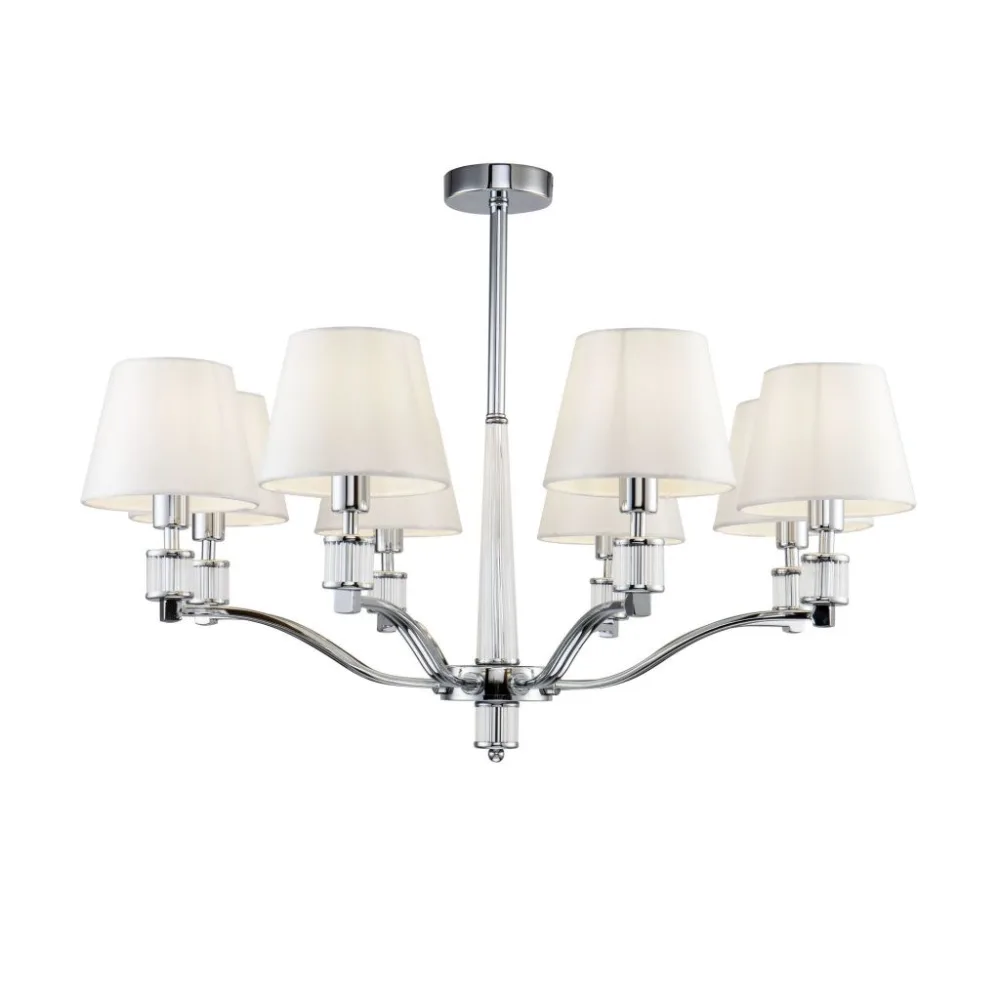 Люстра на штанге Freya Clarissa FR5020PL-08CH MAYTONI