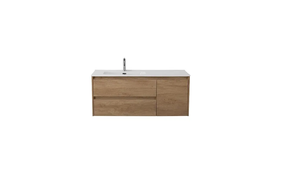 Тумба с раковиной BelBagno Kraft 120 см KRAFT-1200-2C-1A-SO-RNN-L rovere nebrasca nature МОСПЛИТКА